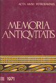 Memoria Antiqvitatis III