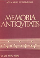 Memoria Antiqvitatis VI-VIII